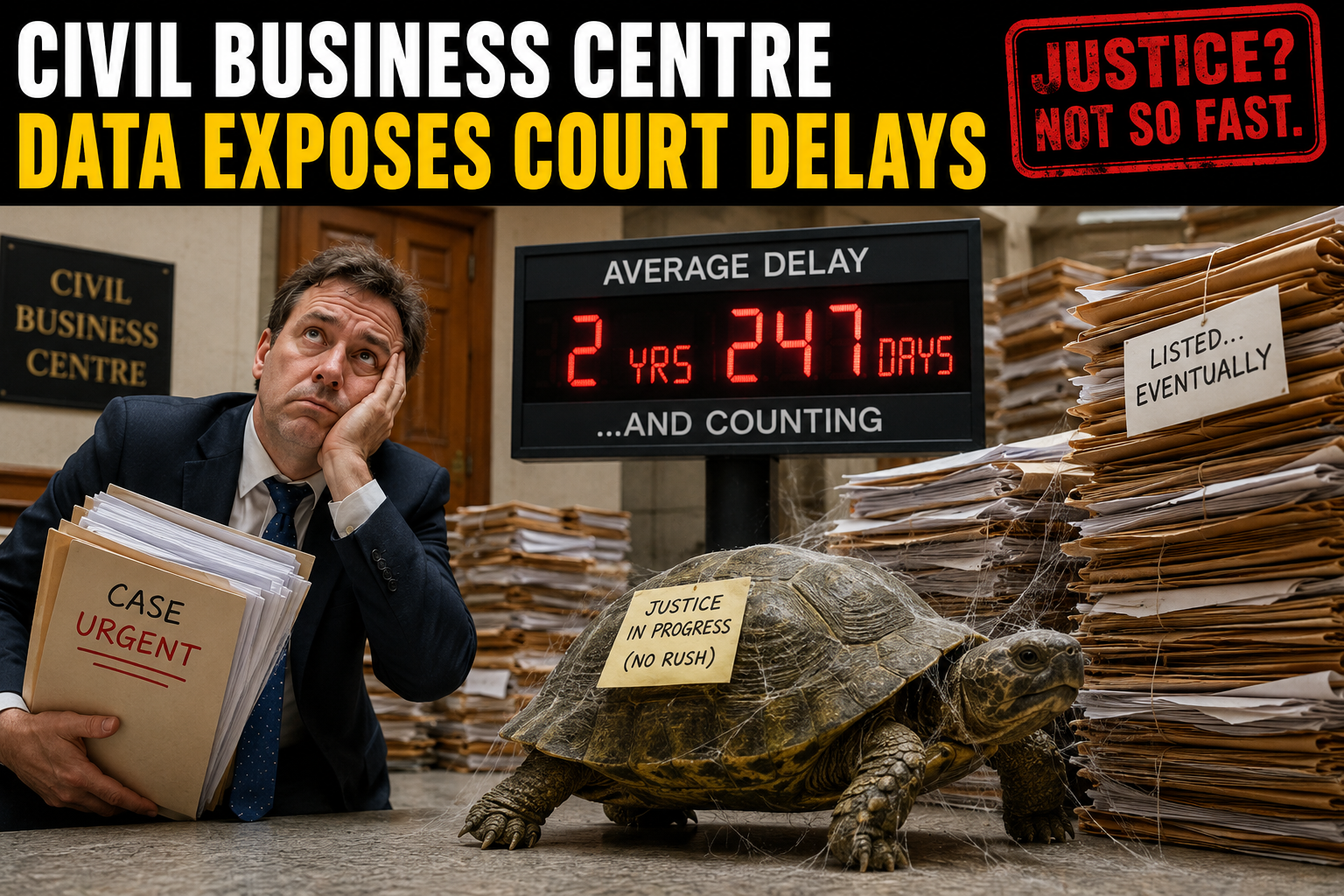 Civil Business Centre data exposes Court Delays