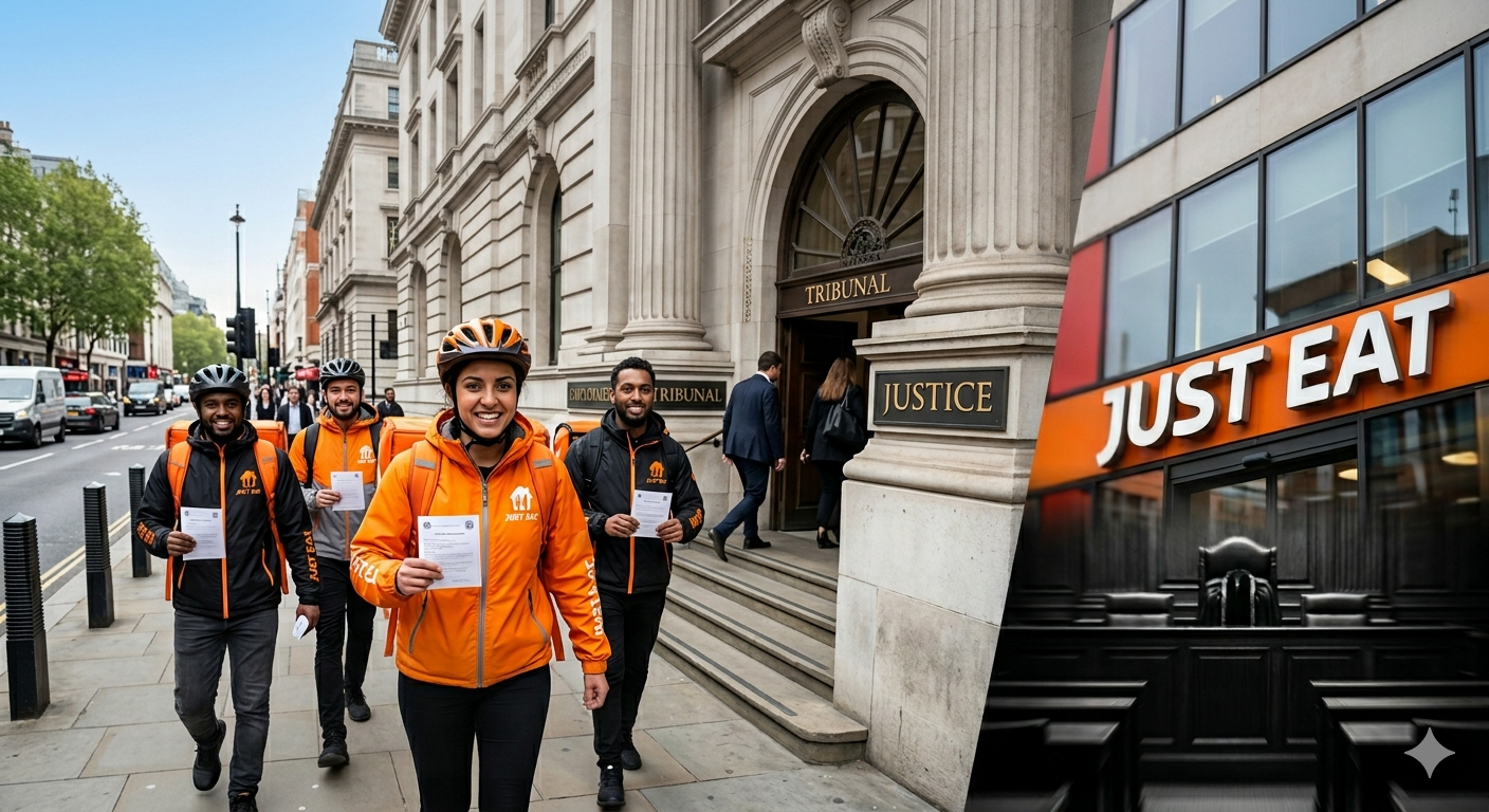 Couriers take Just Eat back to the tribunal