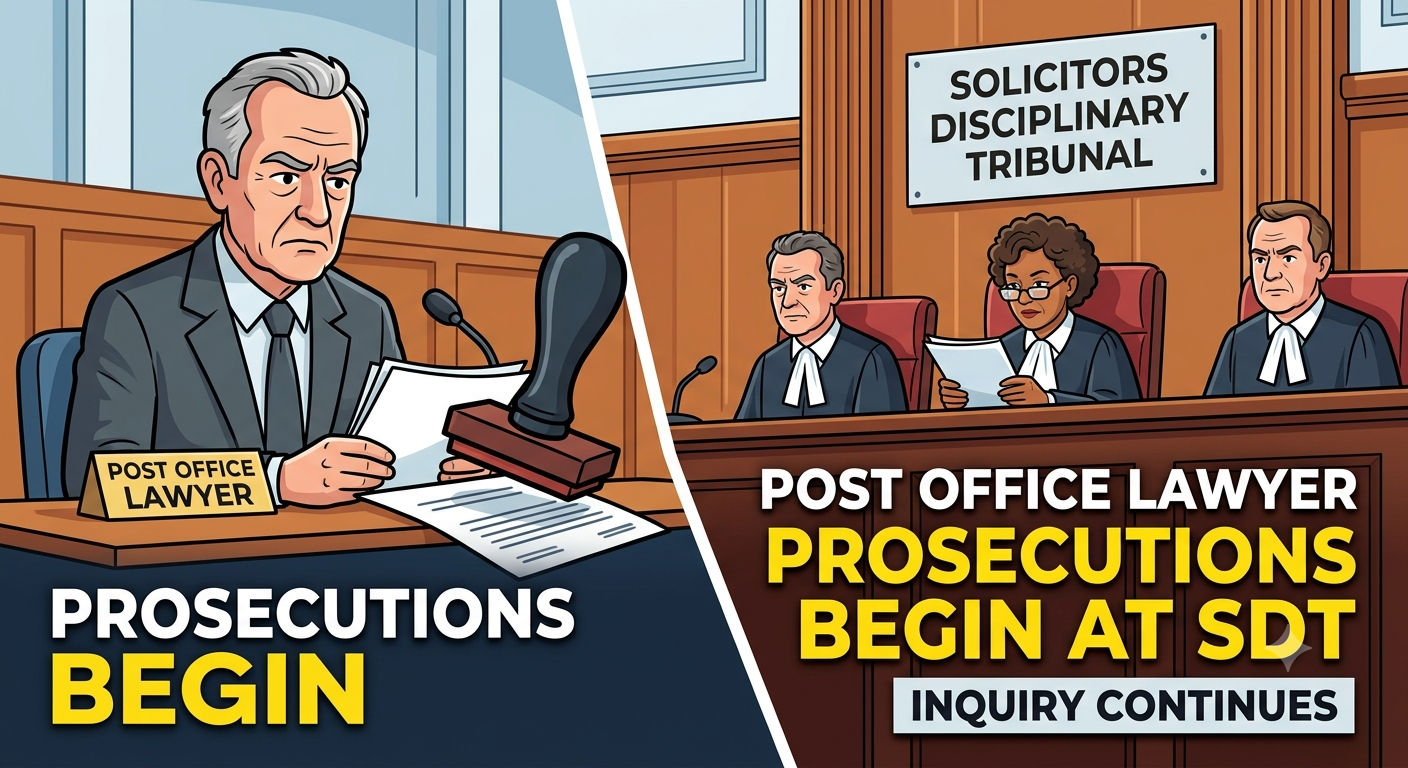 Post Office lawyer prosecutions begin at SDT