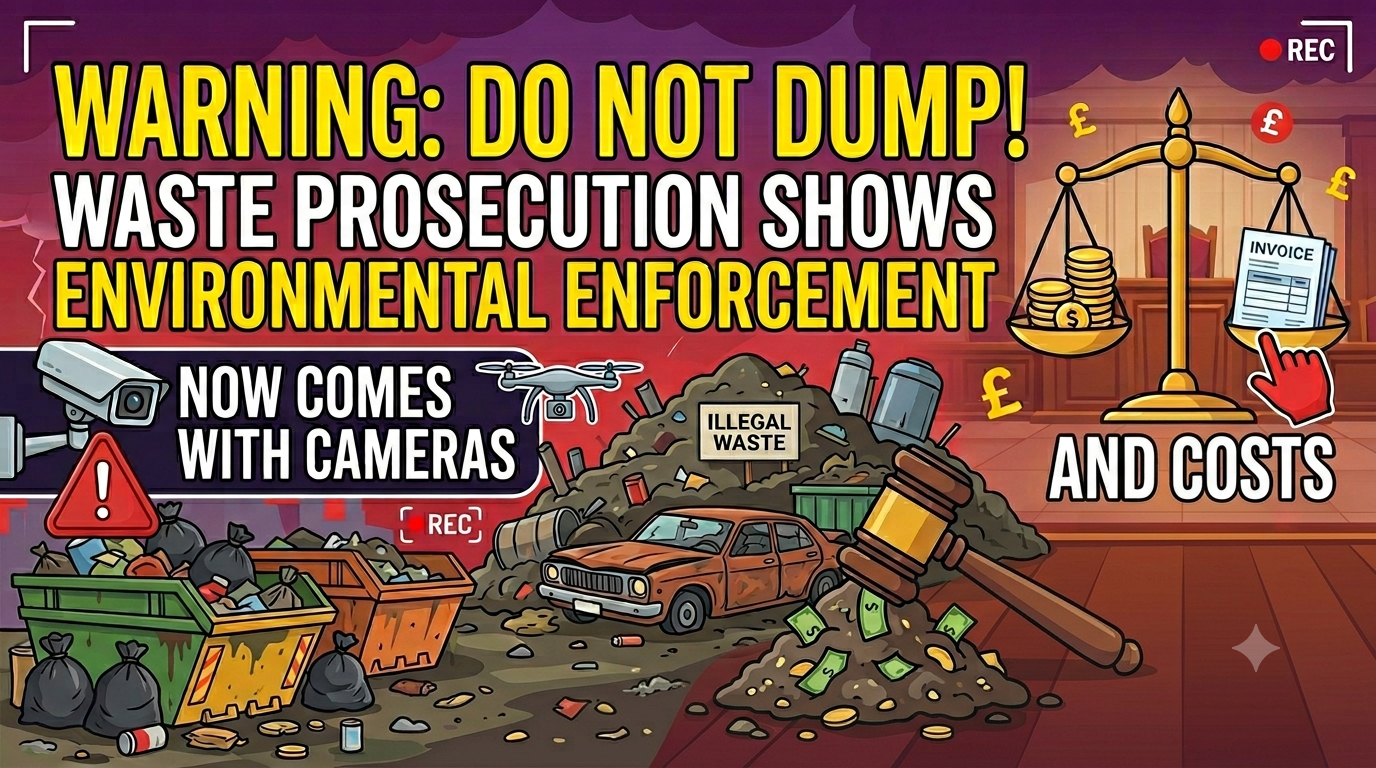 Waste Prosecution shows Environmental Enforcement now comes with Cameras and Costs